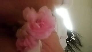 sativa rose shows her pink pussy