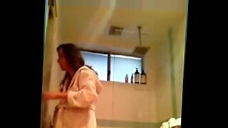 mature woman rubbing young guy cock with her pussy licked fingered in the kitchen