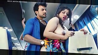 aunty seducing in bus