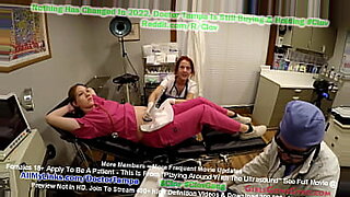horny tracy gets her pussy played at the doctors office