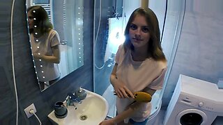 pickup blowjob in the changing room pov