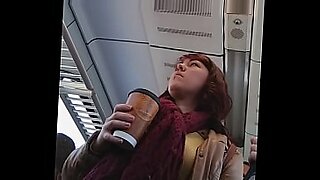 reverse japanese slut grope cock on a train